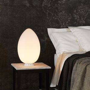 lampe de chevet / contemporaine / en verre soufflé / sculpturale