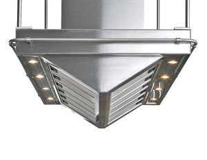 hotte de cuisine îlot / design original / avec éclairage intégré