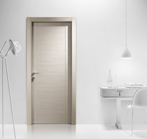 porte d'intérieur / battante / en bois / en stratifié