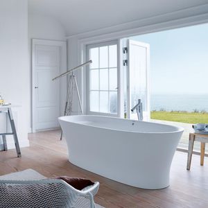 baignoire à poser / ovale / par Philippe Starck