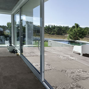 carrelage d'extérieur / de sol / en grès cérame / uni