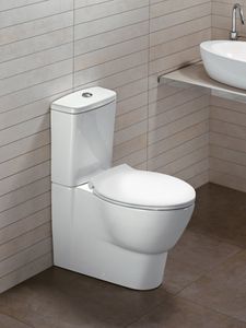 toilettes monobloc / à poser / en céramique