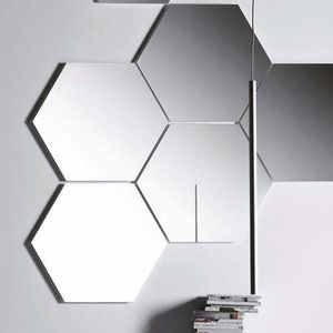 miroir mural / lumineux (LED) / contemporain