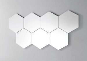 miroir mural / lumineux (LED) / contemporain / professionnel
