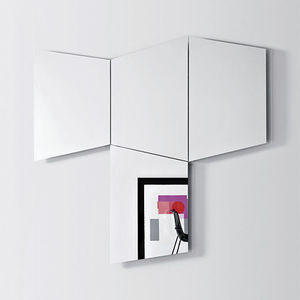 miroir mural / lumineux (LED) / contemporain