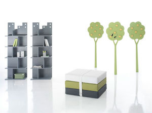 pouf contemporain / en tissu / lit / pour enfant (unisexe)
