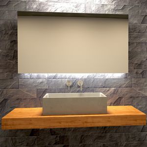vasque à poser / rectangulaire / en béton / contemporaine