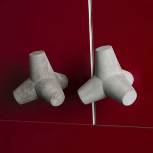 bouton de meuble contemporain / en béton