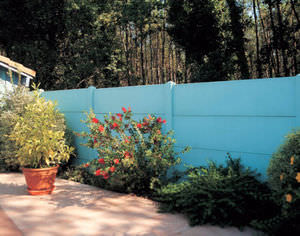 clôture de jardin / à barreaux / en bois / modulaire