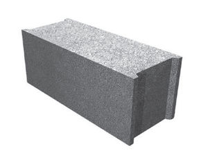 bloc de béton plein / pour mur porteur / acoustique