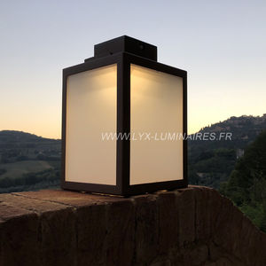 lampe de sol / contemporaine / en métal / en verre