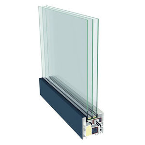 fenêtre battante / en PVC / à triple vitrage / acoustique