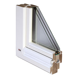 fenêtre battante / en bois / à double vitrage / à triple vitrage