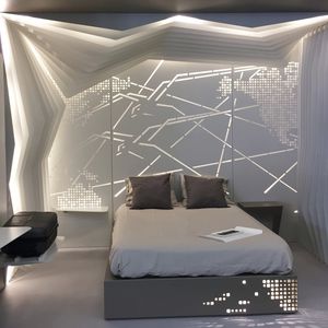 panneau décoratif en aluminium / mural / pour agencement intérieur / pour bâtiment
