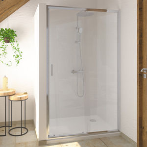 paroi de douche coulissante / en niche / en verre