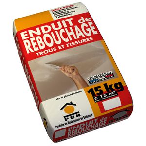enduit de rebouchage / d'intérieur / pour mur / pour plafond