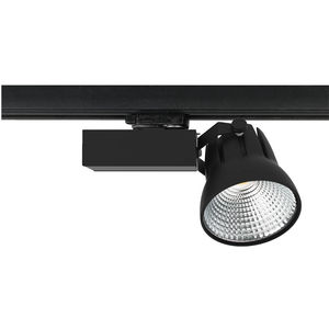 éclairage sur rail à LED / rond / en aluminium / en acier