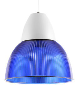 lampe suspension / contemporaine / en aluminium laqué / à hauteur réglable