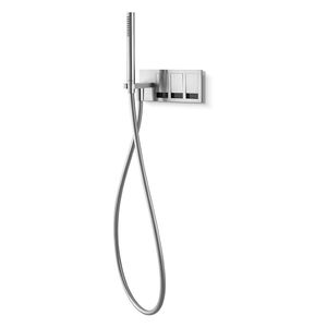 mélangeur pour douche / pour baignoire / mural / en acier inoxydable