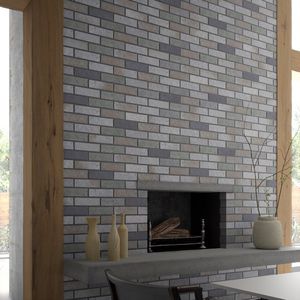 brique de parement en terracotta / d'extérieur / d'intérieur / décoratif