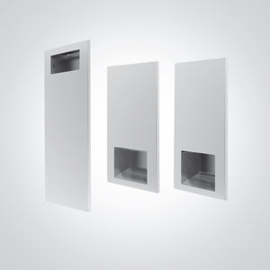 sèche-mains automatique / mural / en inox / avec distributeur de papier