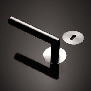 poignée pour porte / en inox / contemporaine