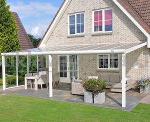 pergola adossée / en aluminium / sur mesure