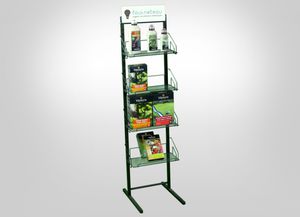 présentoir pour brochures / en métal / pour commerce