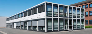 bâtiment préfabriqué / modulaire / en acier / ossature métallique