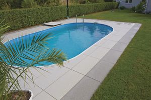 carrelage d'extérieur / pour plage de piscine / de sol / en pierre naturelle