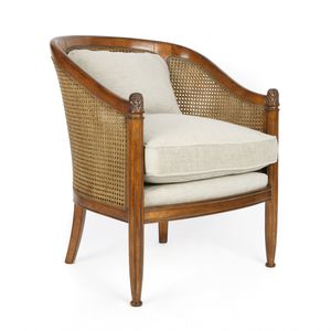 fauteuil classique / en tissu / en cuir / en chêne
