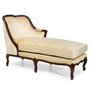 méridienne classique / en tissu / en cuir / en chêne