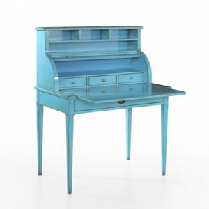 meuble secrétaire classique / en chêne / en cuir / en marbre