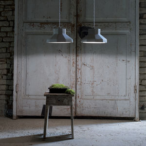lampe suspension / contemporaine / en béton / en métal
