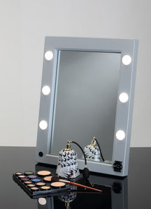miroir à poser / contemporain / rectangulaire / pour salon d'esthétique