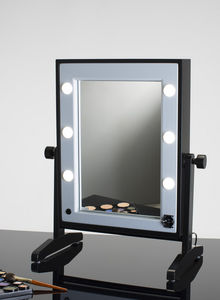 miroir à poser / contemporain / rectangulaire / pour salon d'esthétique