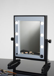 miroir à poser / contemporain / rectangulaire / pour salon d'esthétique