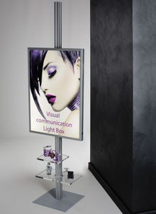 panneau d'affichage d'intérieur / lumineux / à LED / en aluminium