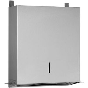 distributeur d'essuie-mains encastrable / en acier inoxydable