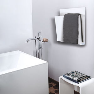 sèche-serviettes électrique / en aluminium / contemporain / rectangulaire