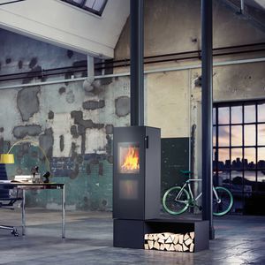 Poêle à bois NEXO 140 Attika Feuer AG 5 kW 10 kW au sol à 3