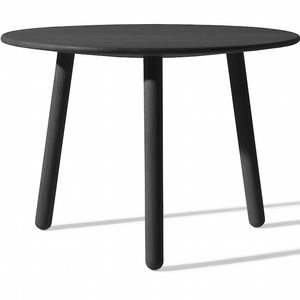 table d'appoint contemporaine / en chêne / en frêne / ronde