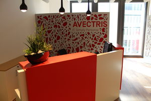 panneau acoustique / décoratif / en HPL / pour cloison