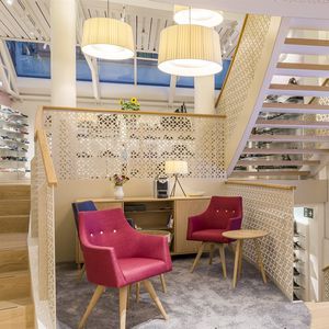 garde-corps en HPL / à panneaux / d'intérieur / pour escalier