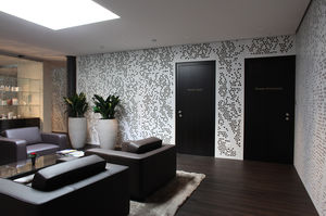 panneau décoratif brise-vue / en fibre de bois / pour cloison / pour aménagement extérieur