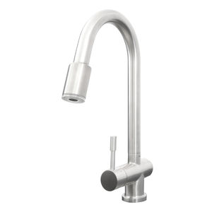 mitigeur en inox / pour cuisine / 1 trou
