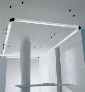 luminaire suspendu / apparent / à LED / fluorescent