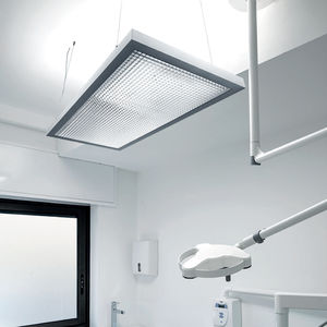 luminaire suspendu / à LED / rectangulaire / en aluminium extrudé