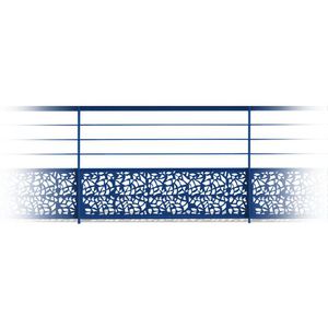 garde-corps en acier / à barreaux / d'extérieur / pour terrasse