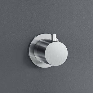 mitigeur pour baignoire / mural / en inox / thermostatique